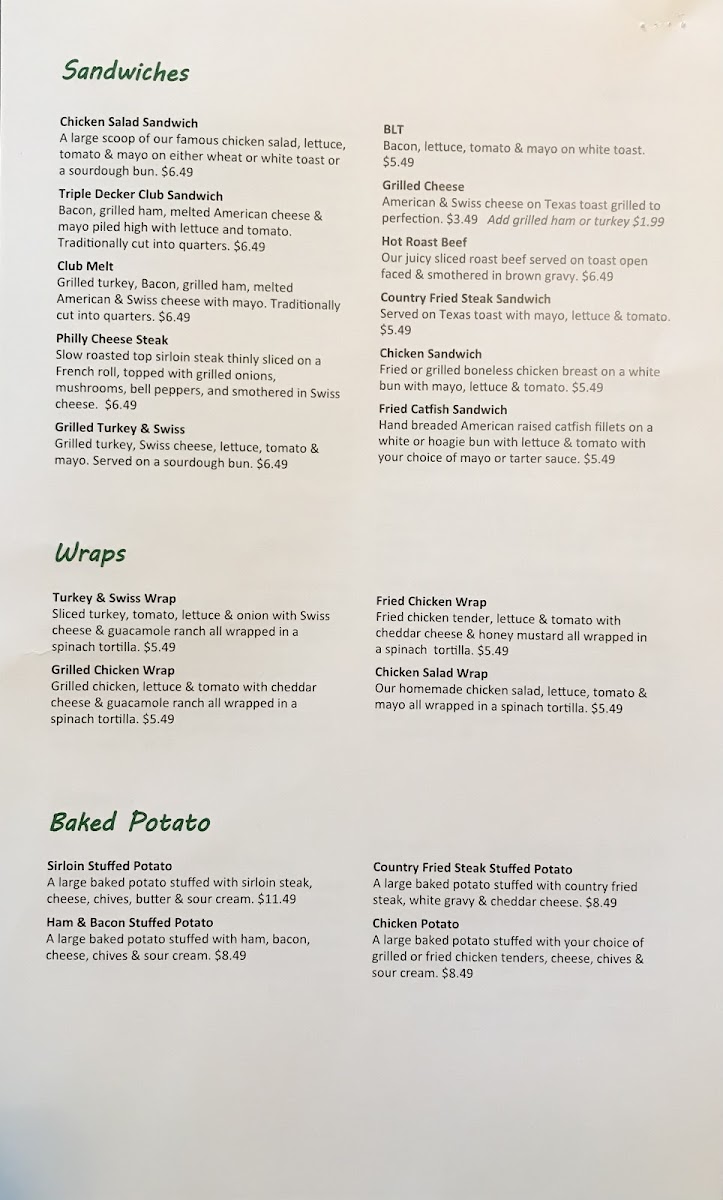 Johnny's Place Menu - Image 5